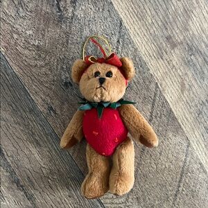 Strawberry Bear ornament
